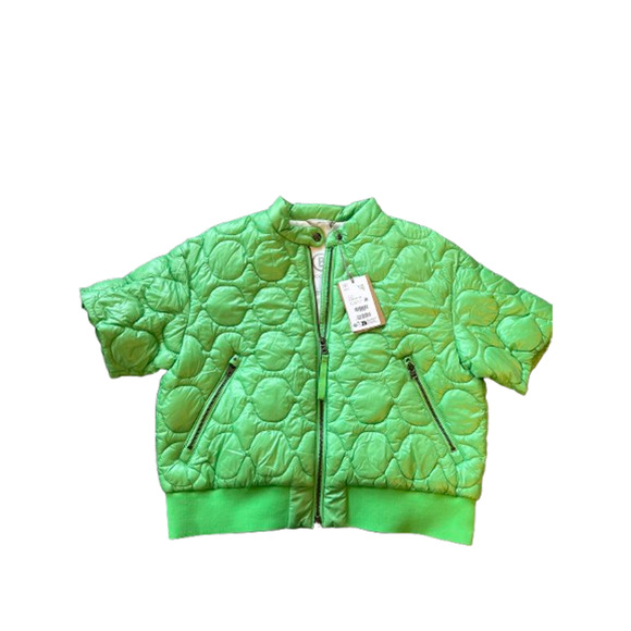 NWT $590 Bogner Green Laia Short Sleeve Full-Zip Quilted Jacket Size M , 8. 38 - Picture 7 of 14